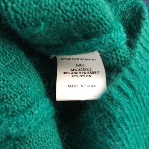 Angora blend turquoise crop - Picture 4 of 4